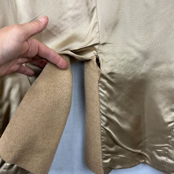 Vintage Gordon Thomas 100% Camel Blazer Mens 48L Oversized Layering Unisex - Picture 12 of 15